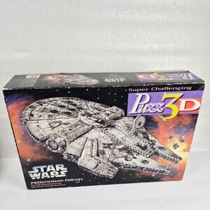 95 Star Wars Millennium Falcon 3D 857 Piece Foam Puzzle Milton Bradley Complete